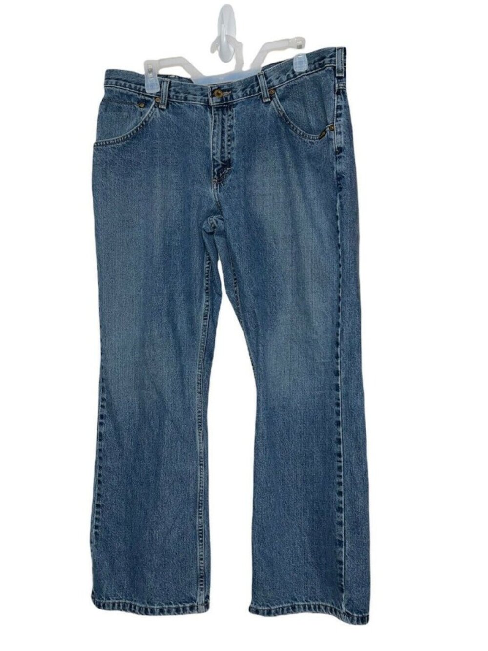 Lee’s Buddy Lee Registered Lawton Relaxed Straight Jeans Sz 36x30 Medium Wash - Picture 2 of 11
